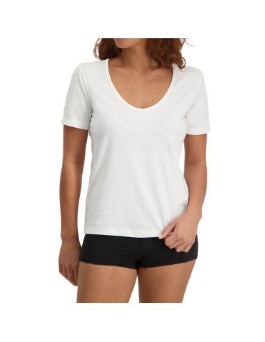 Claesens Dames V-Shirt Loose Fit Zwart