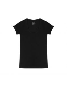 Claesens Dames T-Shirt zwart Ronde-Hals