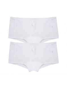 Claesens Dames Boxershorts 2Pack Wit
