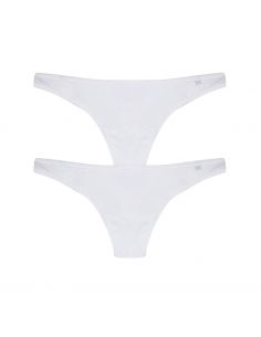 Claesens Dames Strings 2Pack Wit 
