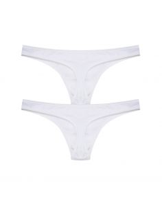 Claesens Dames Strings 2Pack Wit  2