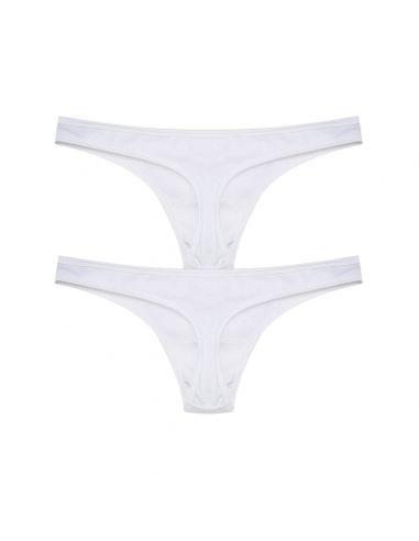 Claesens Dames Strings 2Pack Wit