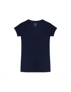 Claesens Dames T-Shirt Navy V-Hals