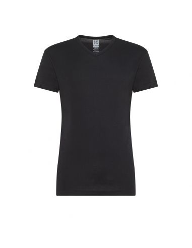 Alan Red V-Shirt Organic Vancouver 2Pack Zwart
