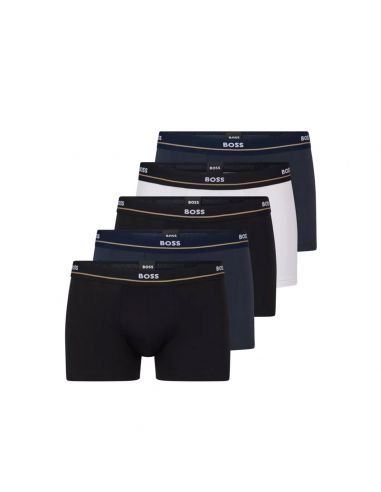 Hugo Boss Trunk Boxershorts Essential 5Pack Open Blue