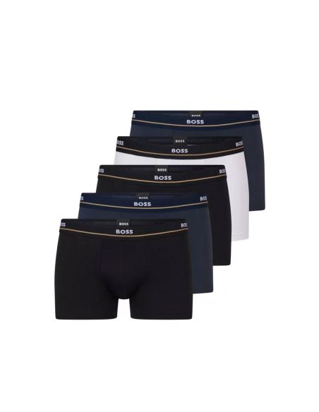 Hugo Boss Trunk Boxershorts Essential 5Pack Open Blue