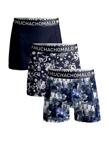 MuchachoMalo Heren Boxershorts 3Pack Floral Dino