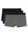 HOM Boxer Briefs 3Pack Tonal 2 Zwart Grijs Navy