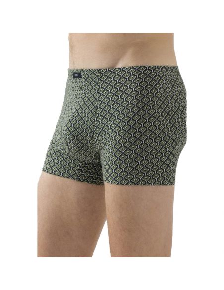 MEY Heren Shorty Retro Pattern Leaf 37289