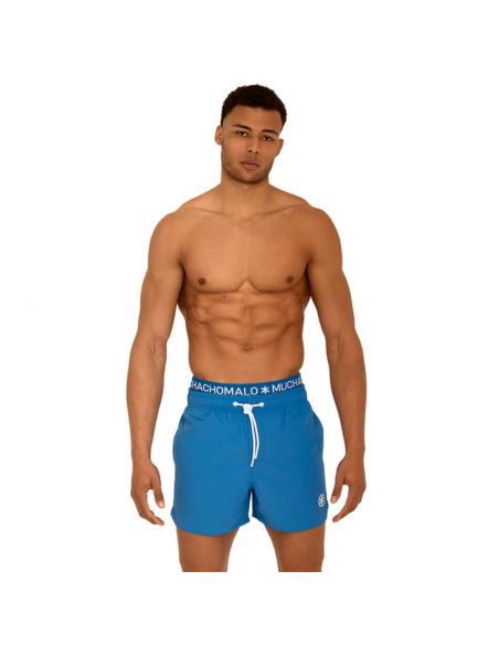 MuchachoMalo Swimshort Heren Kobalt Blauw met gratis boxershort