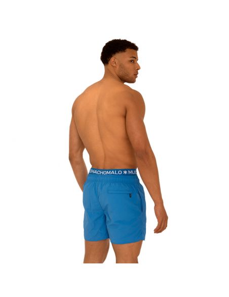 MuchachoMalo Swimshort Heren Kobalt Blauw met gratis boxershort