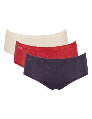 Sloggi Basic Midi Slip 3Pack C3P Holiday M003