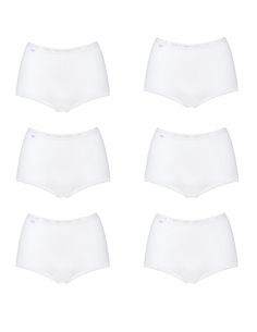 Sloggi Basic Maxi Slip Wit 6Pack 4+2 Gratis! 2