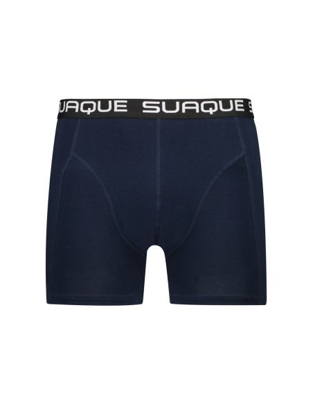 Suaque Navy Boxershorts Long Single pack