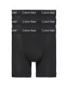 Calvin Klein Ondergoed 3Pack Boxer Cotton Stretch Puur Zwart