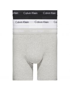 Calvin Klein Ondergoed 3Pack Boxer Cotton Stretch Zwart Wit Mix
