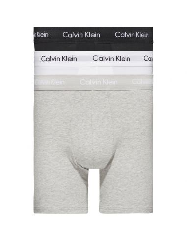 Calvin Klein Ondergoed 3Pack Boxer Cotton Stretch Zwart Wit Mix
