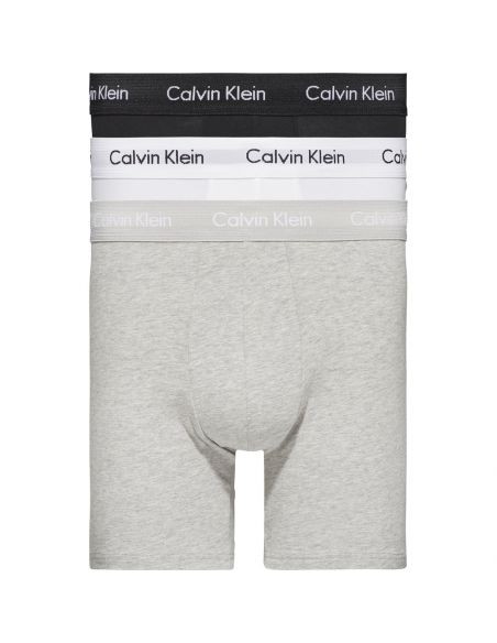 Calvin Klein Ondergoed 3Pack Boxer Cotton Stretch Zwart Wit Mix
