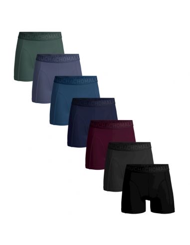 MuchachoMalo Hello Moonlight 7pack Light Cotton Solid 74 Heren Boxershorts