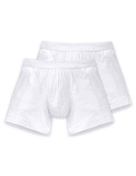 SCHIESSER Boxershort AUTHENTIC met gulp 2Pack Wit