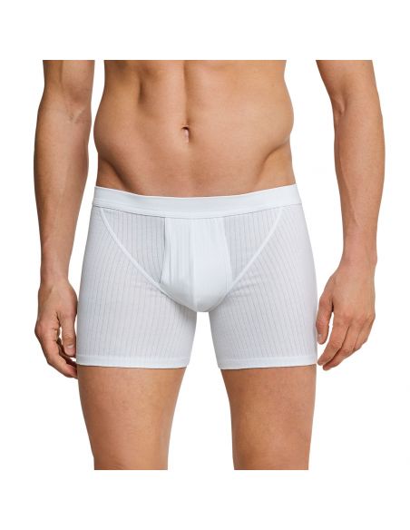 SCHIESSER Boxershort AUTHENTIC met gulp 2Pack Wit