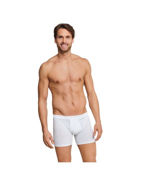 SCHIESSER Boxershort AUTHENTIC met gulp 2Pack Wit