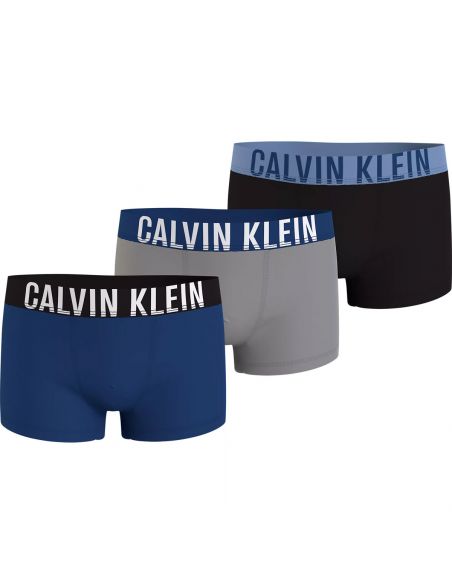Calvin Klein Jongens 3PK TRUNK BLUEHERALD/MERCURYGREY/PVHBLACK