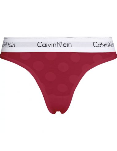 Calvin Klein Dames THONG ROUGE