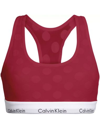 Calvin Klein Dames UNLINED BRALETTE ROUGE