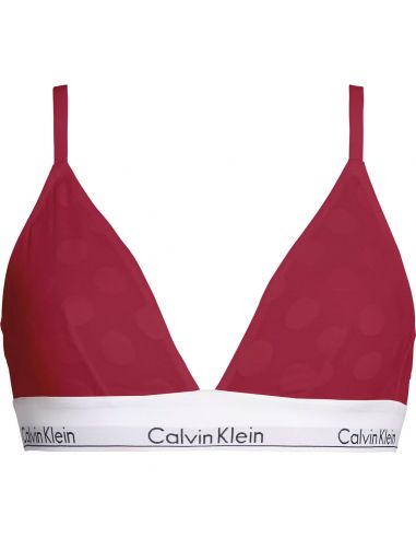 Calvin Klein Dames UNLINED TRIANGLE ROUGE