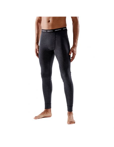 Craft Heren Thermo Core Wool Merino Pants Gemeleerd