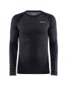 Craft Heren Thermo Core Wool Merino Longsleeve Shirt Gemeleerd