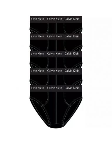Calvin Klein Ondergoed Heren Slips Cotton Stretch 5Pack Black XWB