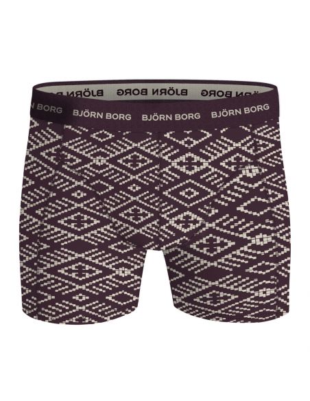 Bjorn Borg Heren Boxershort 3Pack Cotton Stretch Green Leaves MP013