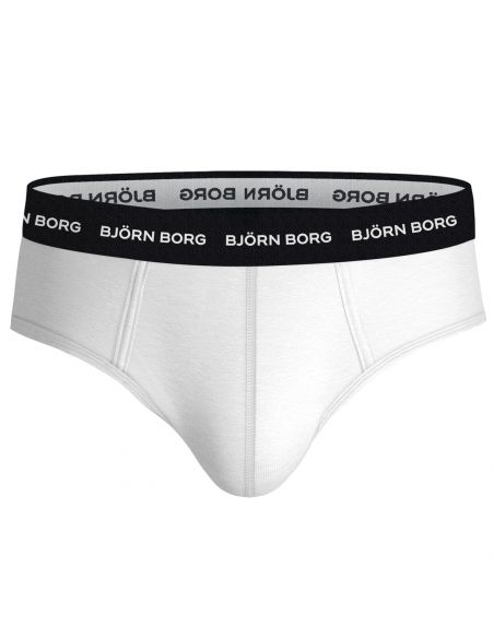 Bjorn Borg Heren Slips 3Pack Cotton Stretch Pure Black MP001