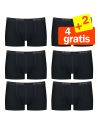 Sloggi Men Basic Short Zwart 4+2 gratis 6pack
