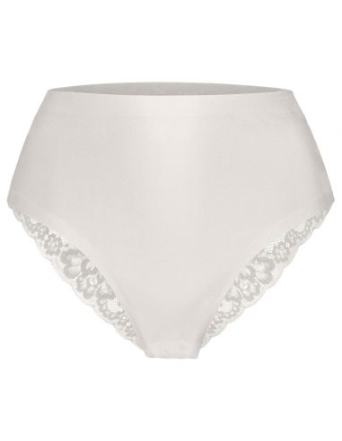 Ten Cate Secrets Lace Brazilian High Waist Off White