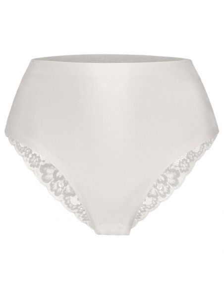 Ten Cate Secrets Lace Brazilian High Waist Off White