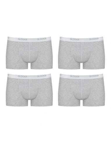 Sloggi Men Basic Short 4pack Grijs 3+1 Gratis