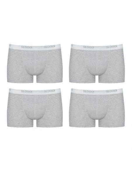 Sloggi Men Basic Short 4pack Grijs 3+1 Gratis