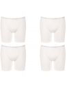 Sloggi Men Basic Long Boxershort 4 pack Wit 3+1 Gratis