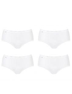 Sloggi Basic Midi Slip 4 pack wit 3+1 gratis