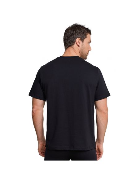 Schiesser Essential American V-Shirt 2Pack Zwart