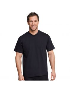 Schiesser Essential American V-Shirt 2Pack Zwart 2