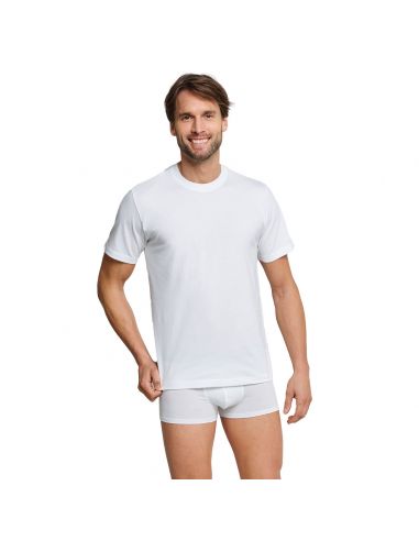 Schiesser Essential American T-Shirt 2Pack White