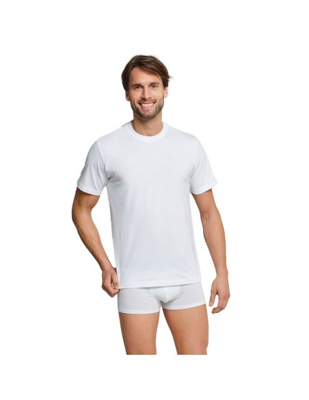 Schiesser Essential American T-Shirt 2Pack White