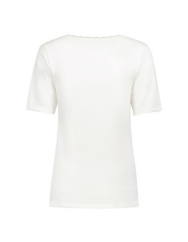 Gino Santi Dames Thermo Shirt lace Wit