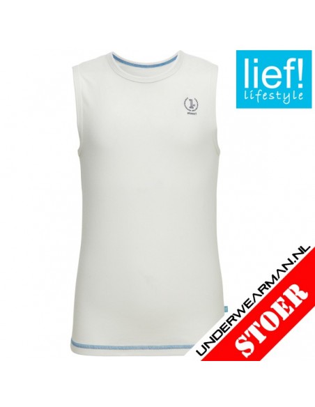 Lief! Shirt White Kinderondergoed