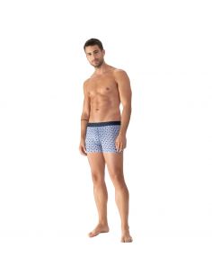 MEY Heren Shorty Modal Little Flowers Blauw 37382 2
