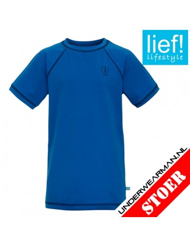 Klas Plagen atomair Lief! T-Shirt Kobalt Kinderondergoed